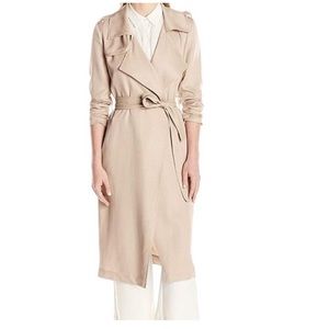 🧥 Badgley Mischka long camel trench coat 🧥